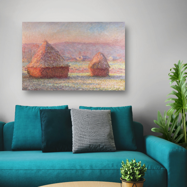 Witte Vorst, zonsopkomst - Claude Monet poster
