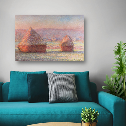 Witte Vorst, zonsopkomst - Claude Monet poster
