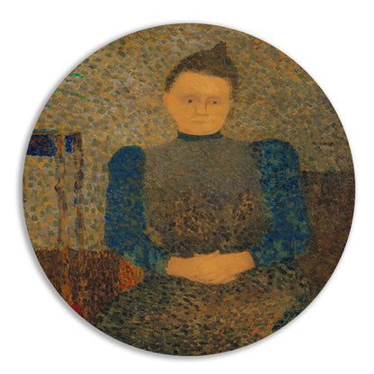 Schematisch portret van Marie Vuillard - Édouard Vuillard aluminium muurcirkel