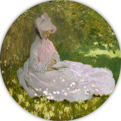 Lente - Claude Monet forex muurcirkel