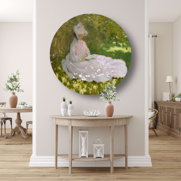 Lente - Claude Monet forex muurcirkel