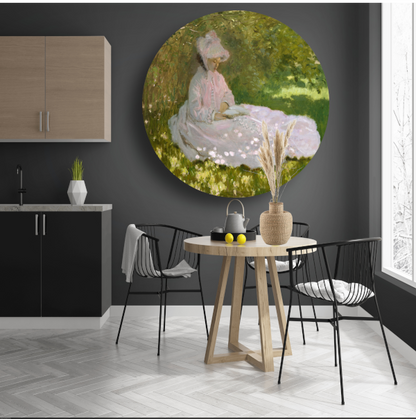 Lente - Claude Monet forex muurcirkel