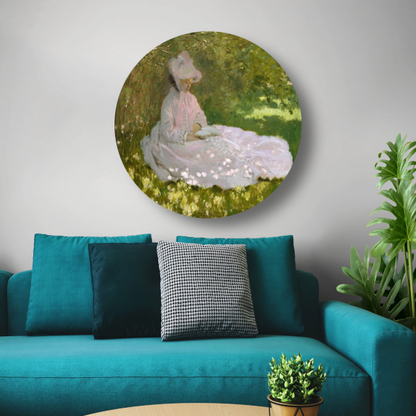 Lente - Claude Monet forex muurcirkel