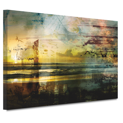 Zonsondergang Boven Water canvas