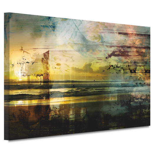 Zonsondergang Boven Water canvas
