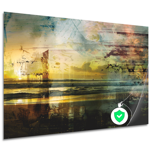 Zonsondergang Boven Water poster