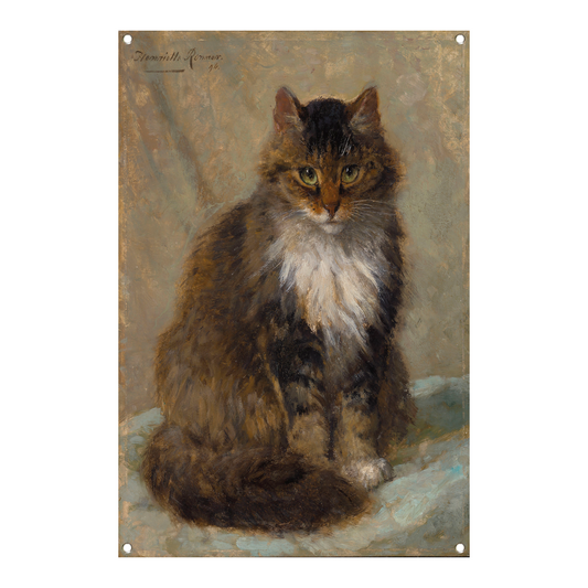 De Maine Coon - Henriette Ronner-Knip tuinposter