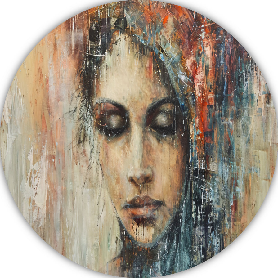 Vrouw Overmand door Emotionele Chaos forex muurcirkel