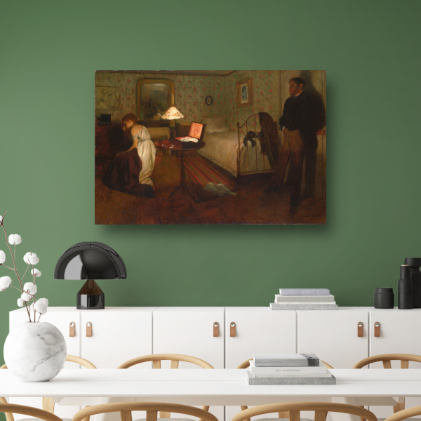 Interieur - Edgar Degas poster