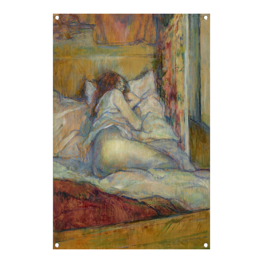 Het bed - Henri de Toulouse-Lautrec tuinposter