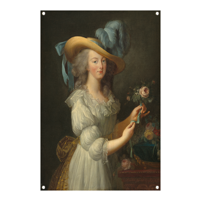 Marie Antoinette in een mousseline jurk - Élisabeth Louise Vigée Le Brun tuinposter