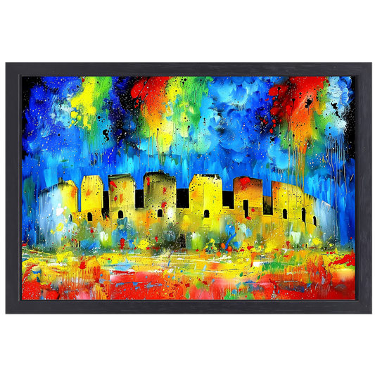 Colosseum in Zomerzon canvas met baklijst