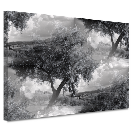 Stilleven met boom canvas