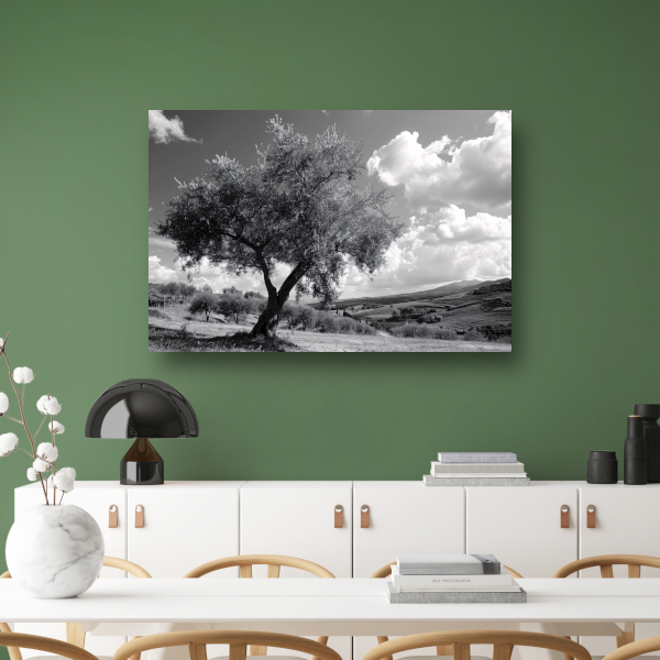 Stilleven met boom canvas