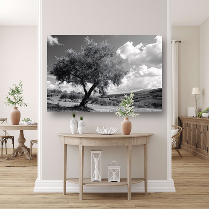 Stilleven met boom canvas