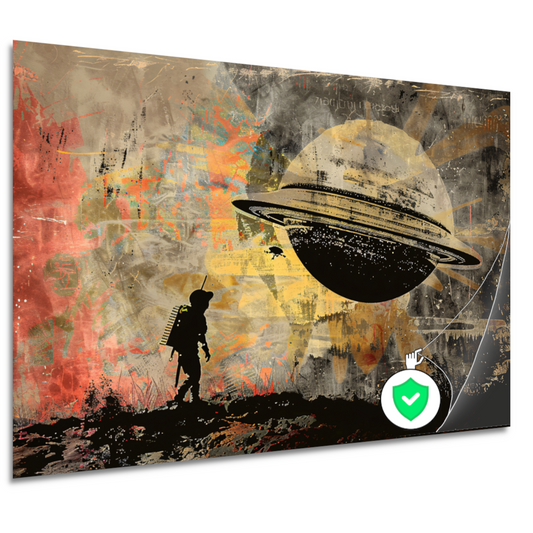 Banksy Astronaut Maan poster
