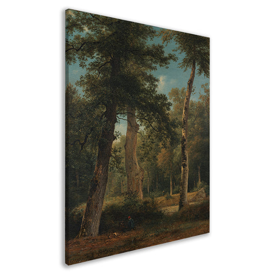 Een bos te Fontainebleau - Georgius Jacobus Johannes van Os canvas