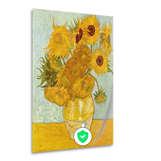 Vaas met twaalf zonnebloemen - Vincent van Gogh poster