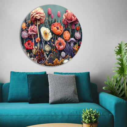 Zonnebloemen in Vaas forex muurcirkel
