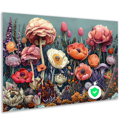 Zonnebloemen in Vaas poster