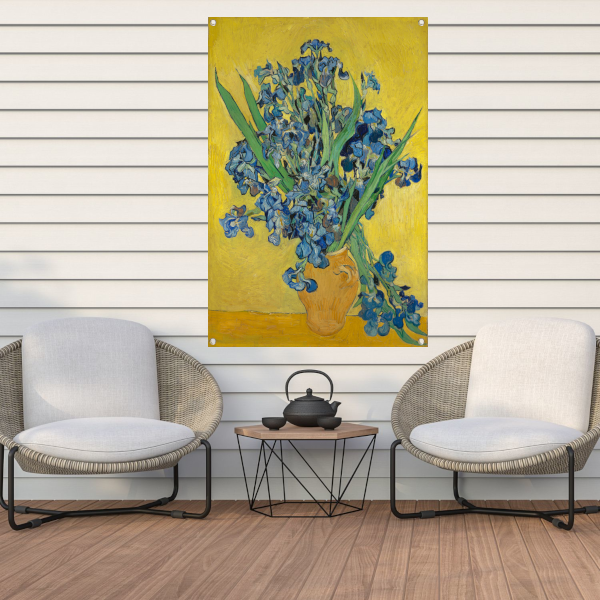 Irissen - Vincent van Gogh tuinposter