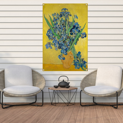 Irissen - Vincent van Gogh tuinposter