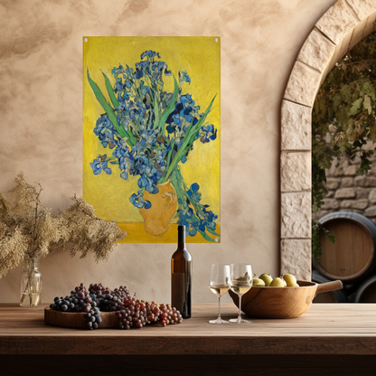 Irissen - Vincent van Gogh tuinposter
