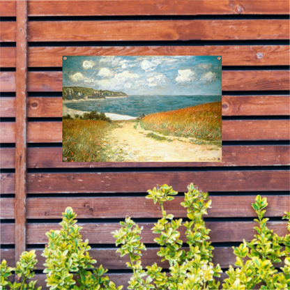 Pad in de tarwe bij Pourville - Claude Monet tuinposter