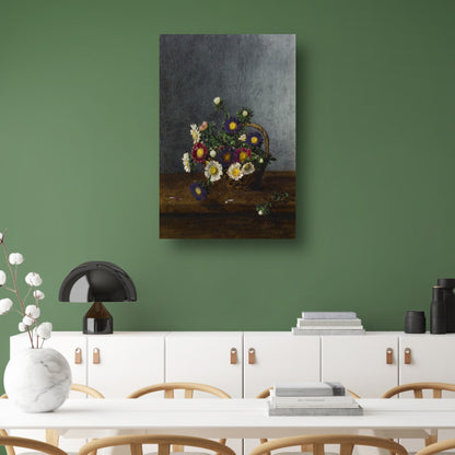 Mand met asters - Léon Bonvin poster