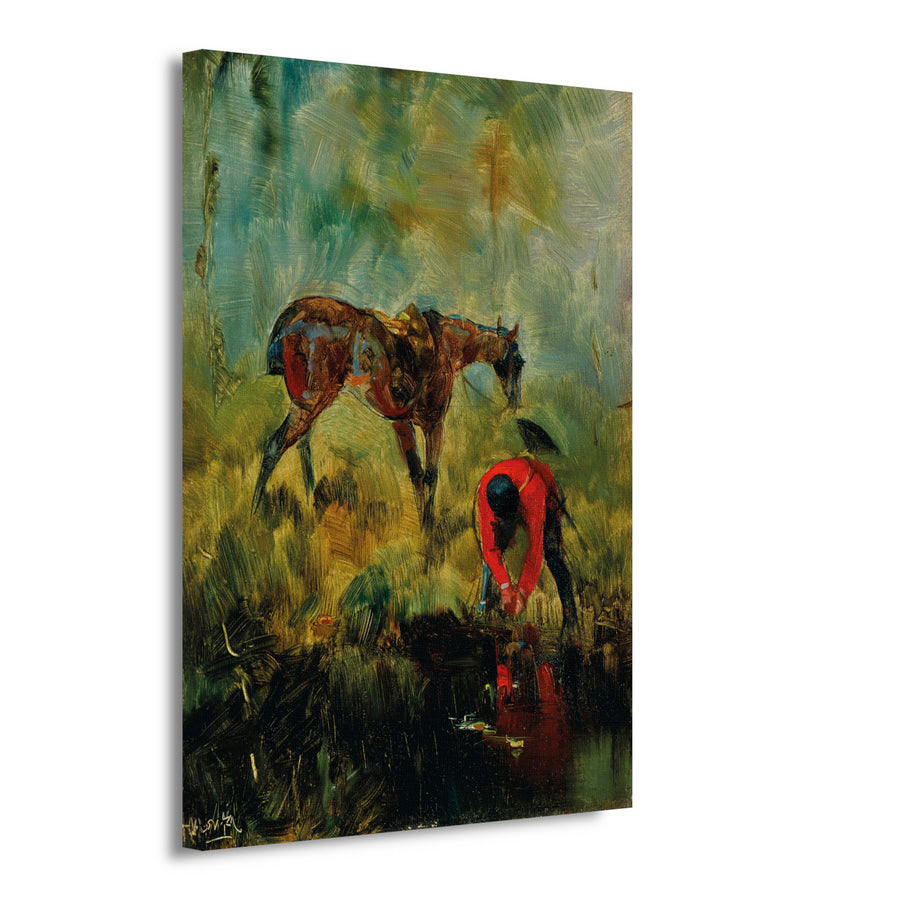 Jachtpaard met honden - Henri de Toulouse-Lautrec canvas