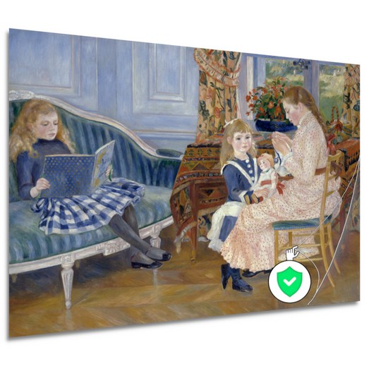 Kindermiddag in Wargemont - Pierre-Auguste Renoir poster