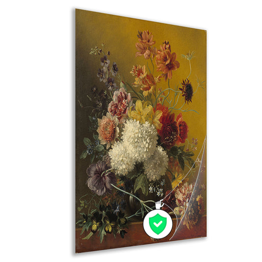 Stilleven met bloemen - Georgius Jacobus Johannes van Os poster