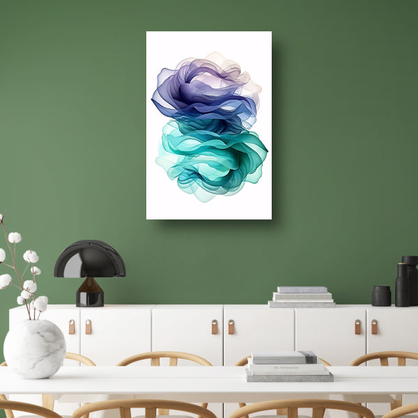 Abstracte kunst met levendige kleuren acrylglas