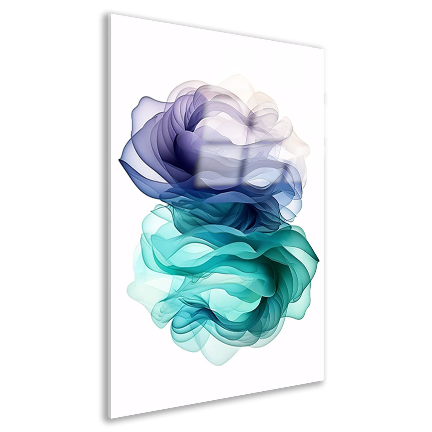 Abstracte kunst met levendige kleuren acrylglas