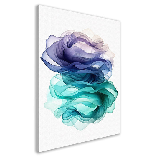 Abstracte kunst met levendige kleuren canvas