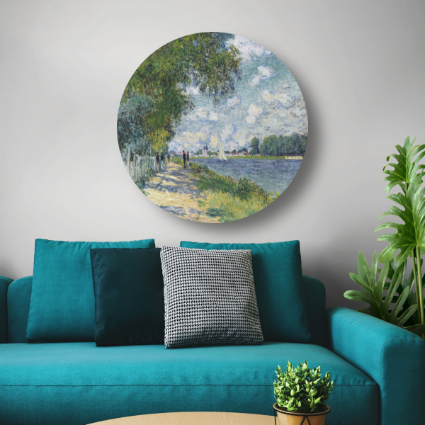 La Seine à Argenteuil - Claude Monet forex muurcirkel