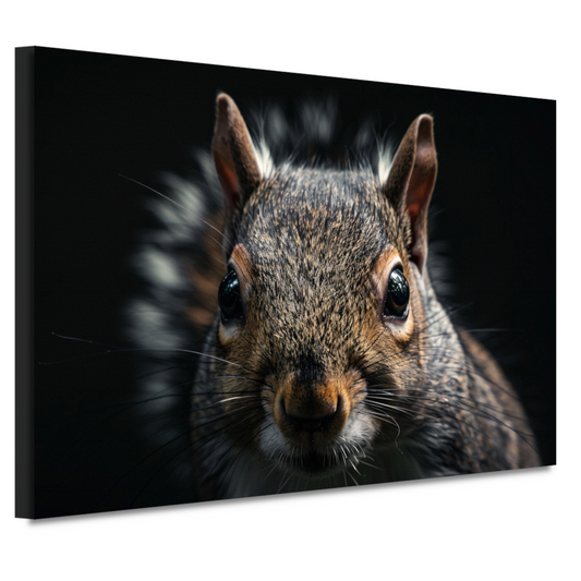 De Intrigerende Blik van een Eekhoorn canvas