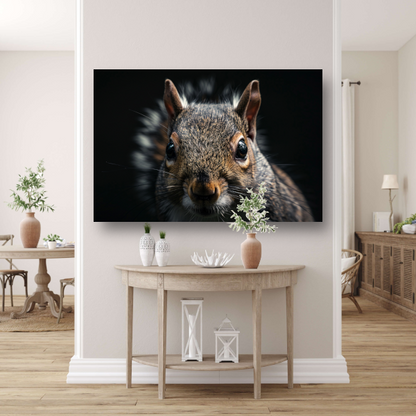 De Intrigerende Blik van een Eekhoorn canvas