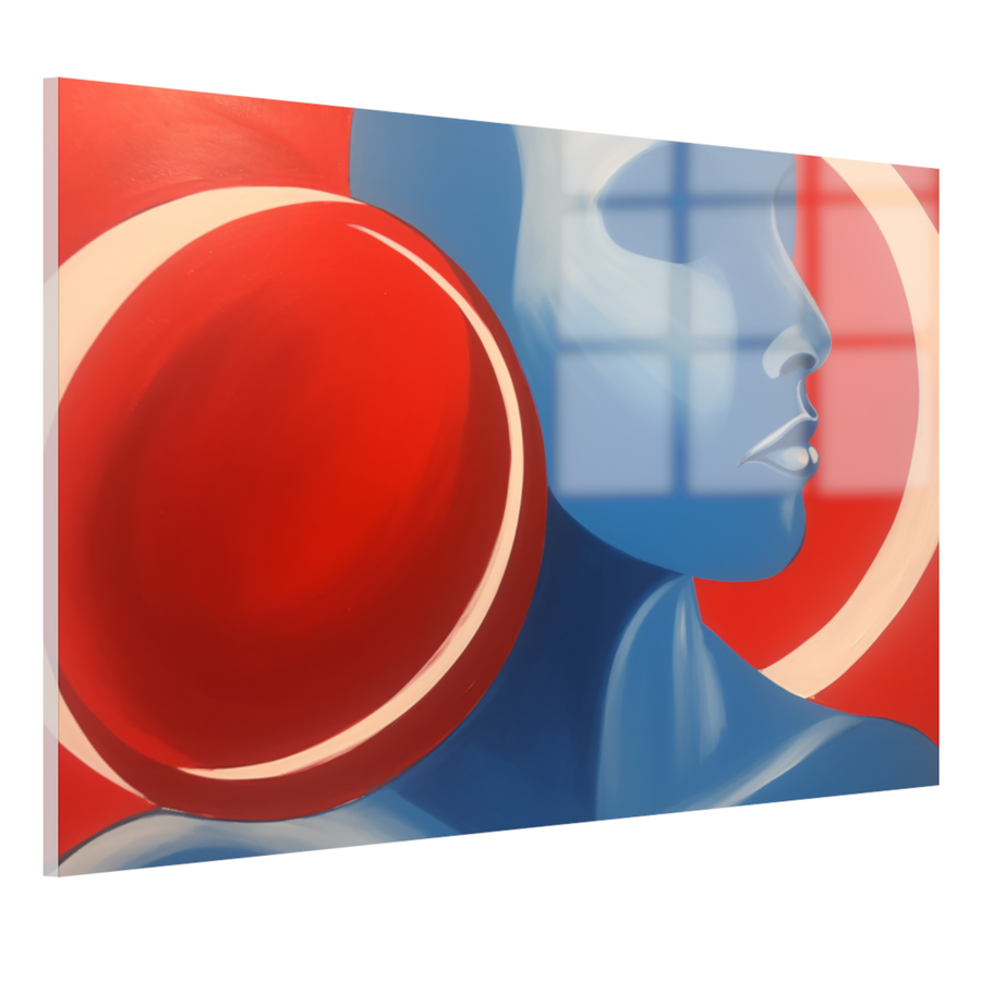 Abstract Profiel met Geometrische Elementen acrylglas