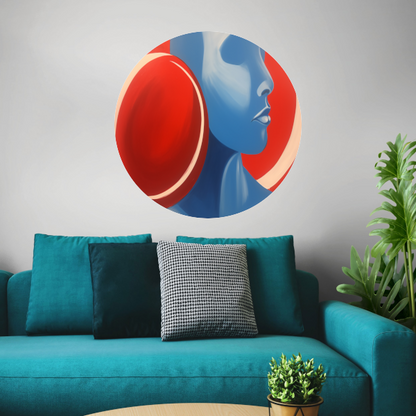 Abstract Profiel met Geometrische Elementen forex muurcirkel