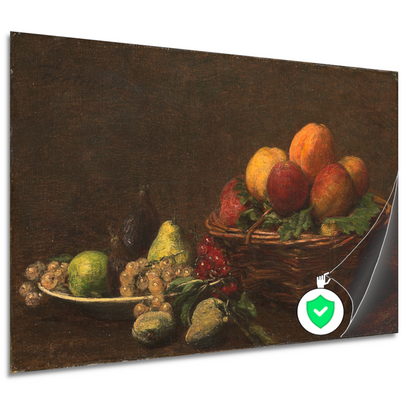 Stilleven met fruit - Henri Fantin-Latour poster