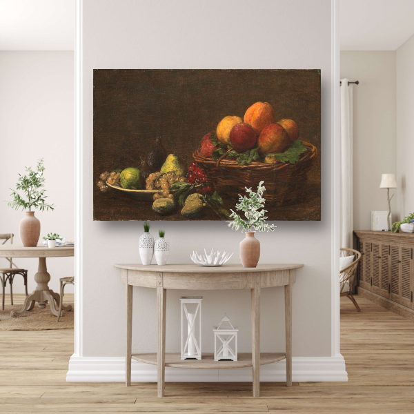 Stilleven met fruit - Henri Fantin-Latour poster