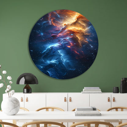 Nevel in Kosmische Verfstroken forex muurcirkel