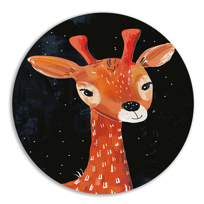 Abstract giraf onder de sterrenhemel forex muurcirkel