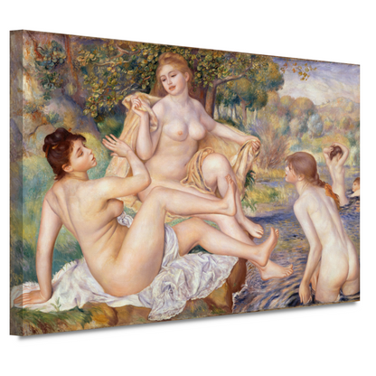 De grote zwemmers - Pierre-Auguste Renoir canvas