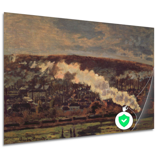 De Goederentrein - Claude Monet poster