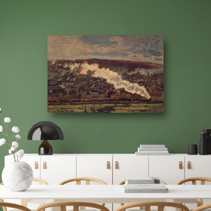 De Goederentrein - Claude Monet poster