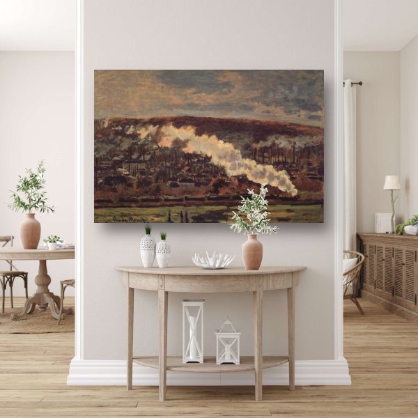 De Goederentrein - Claude Monet poster