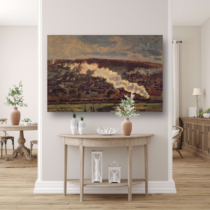 De Goederentrein - Claude Monet poster