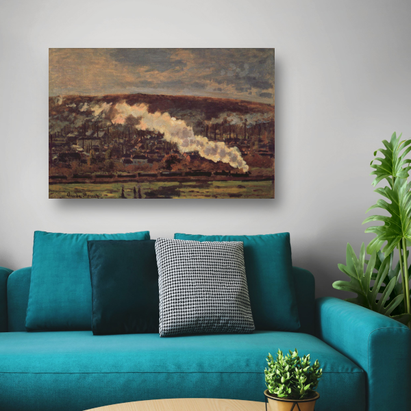 De Goederentrein - Claude Monet poster